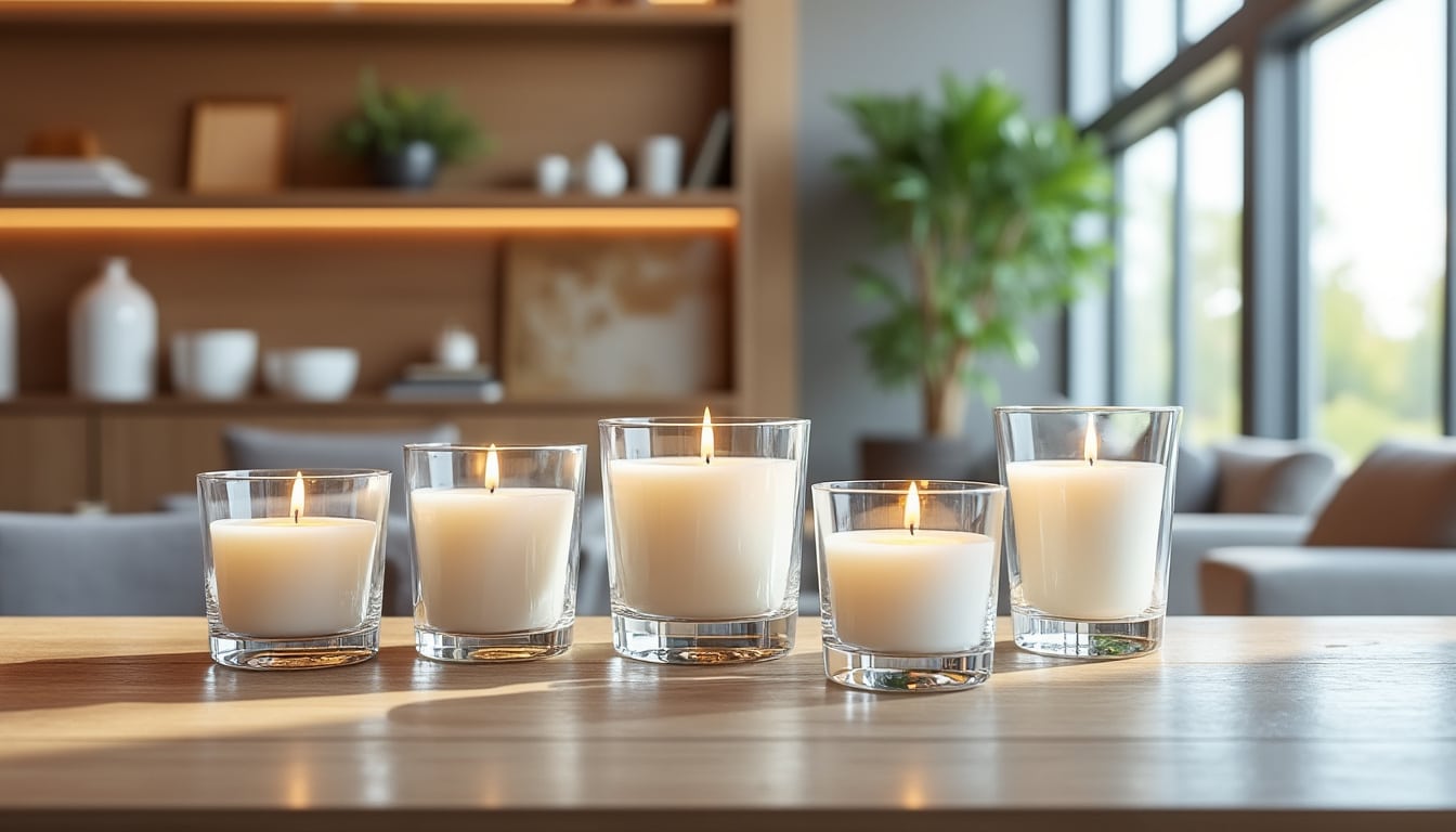 Grossiste contenant verre pour bougie : bien le sélectionner