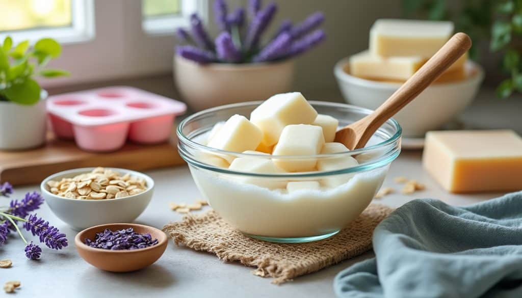 Recette de savon maison sans soude : la méthode melt and pour