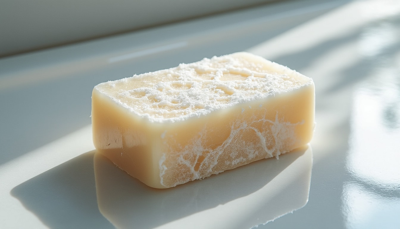 Savon qui craquelle ou blanchit : ce que ça signifie